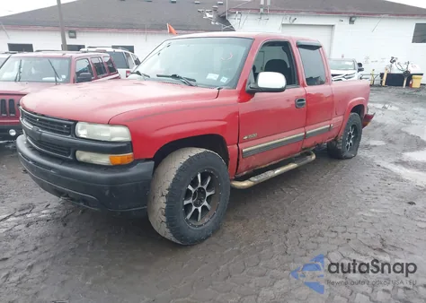 2002 Chevrolet Silverado 1500 Ls z USA, uszkodzony, nr VIN 2GCEK19T221416190
